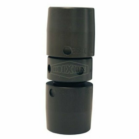 DIXON Booster Hose Coupling, 1 in Nominal, NST NH x Hose End Style, Aluminum, Domestic ABH10143F